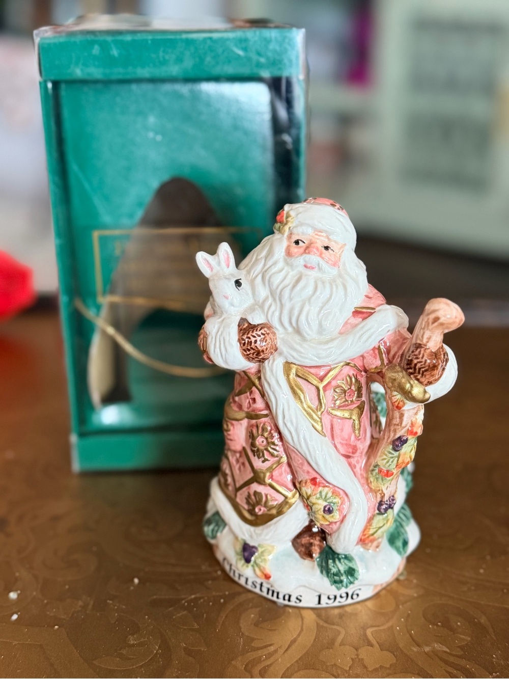 Pink Fitz & Floyd Santa Bell Christmas 1996 Collection